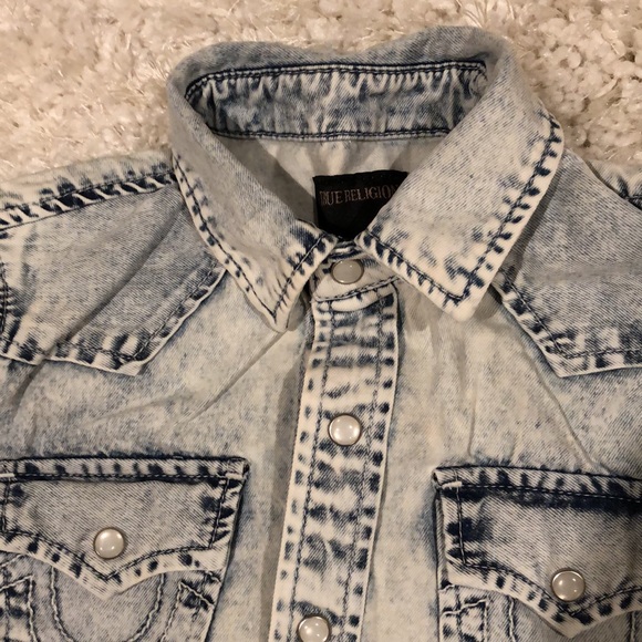 True Religion jeans jacket size kt3 - Picture 3 of 6